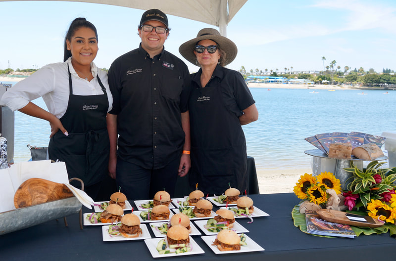 Pulled Pork Sliders at the Pacific Wine and Food Classic, photo by the Foodie Biz