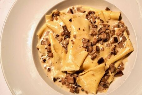 Mushroom pappardelle at Celestino by The Foodie Biz