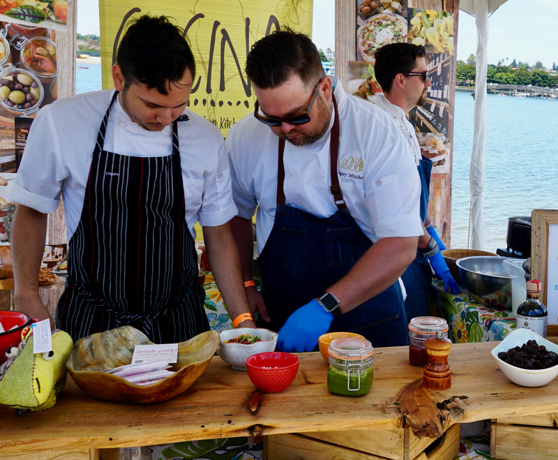 Chefs at Pacific Wine and Food Classic, photo by the Foodie Biz