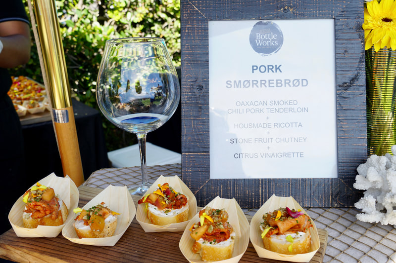 Pork Smorrebrod at Pacific Wine and Food Classic, photo by the Foodie Biz