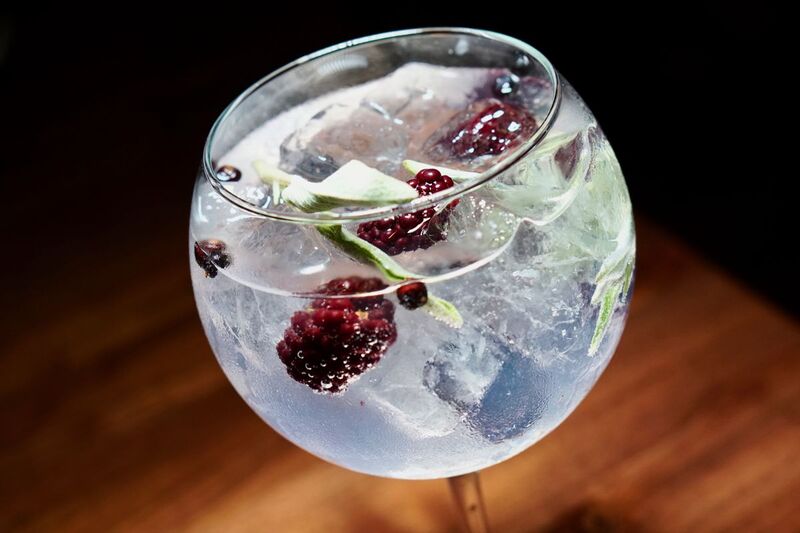 Black forest gin and tonic at Pikoh, photo credit The Foodie Biz