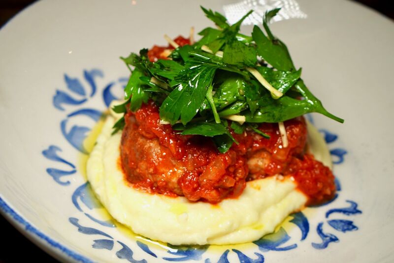 Pork meatballs at Terzo MdR. Photo by The Foodie Biz