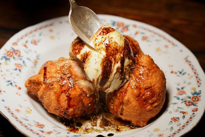 Ricotta doughnuts at Terzo MdR. Photo by The Foodie Biz