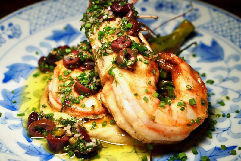 Head on shrimp at Terzo MdR. Photo by The Foodie Biz
