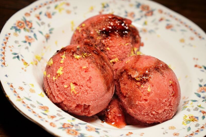 Sorbetto at Terzo MdR. Photo by The Foodie Biz