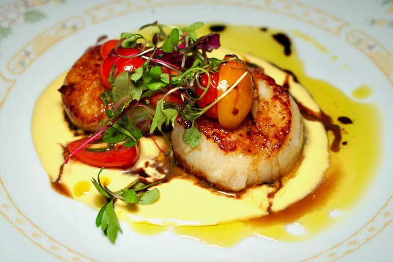 Sea scallops at Terzo MdR. Photo by The Foodie Biz